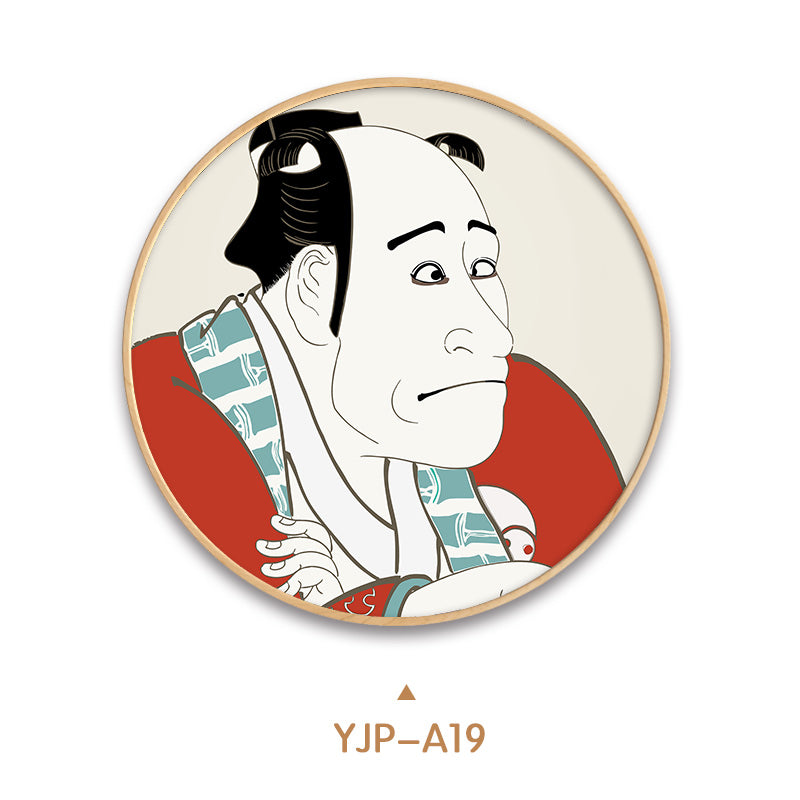 Quadro geisha stile giapponese