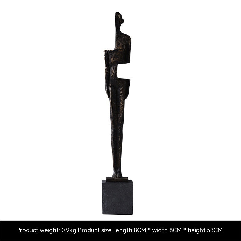 Scultura astratta resina