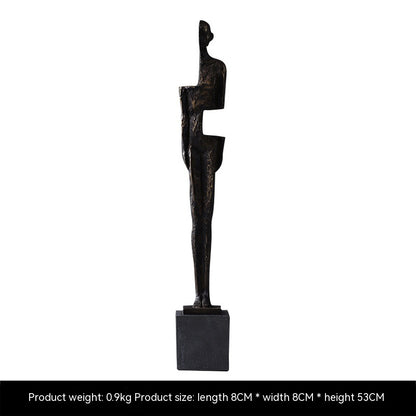 Scultura astratta resina
