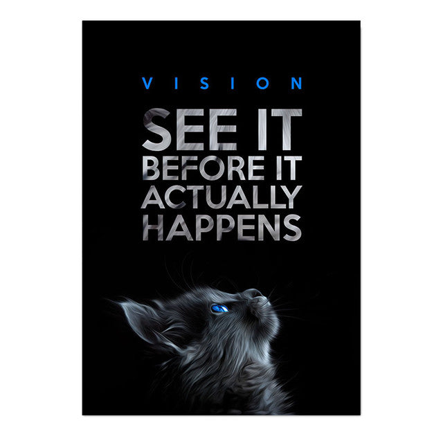Poster Tigre bianco e nero