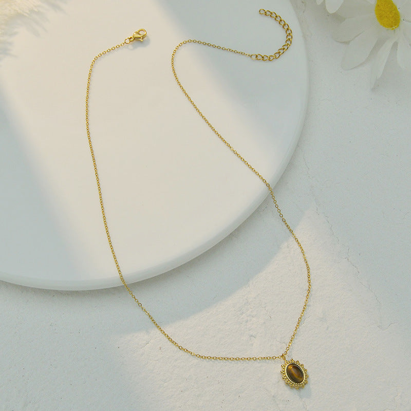Collana pendente turchese