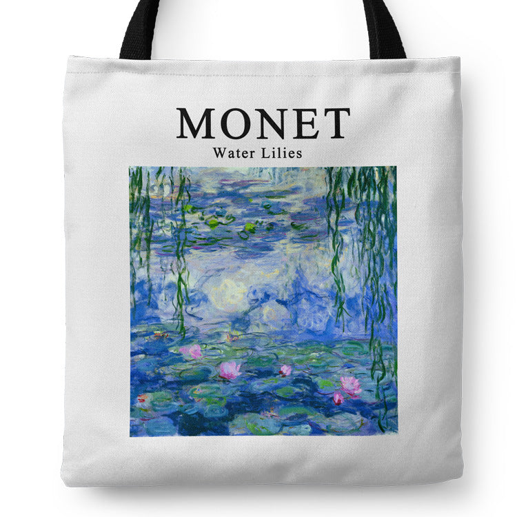 Borsa tela ninfee