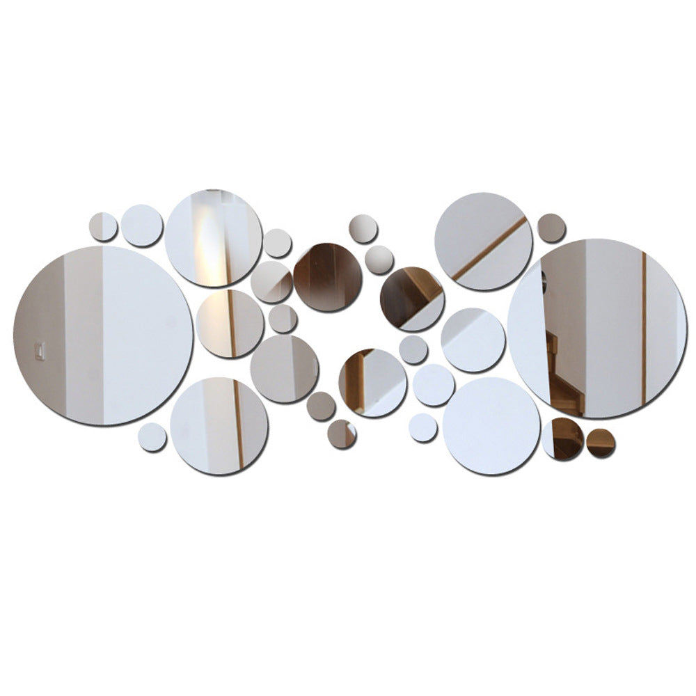 Specchio adesivo Cerchi 3D