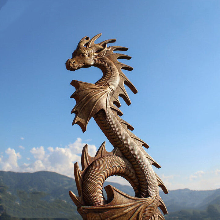 Scultura drago decorativa
