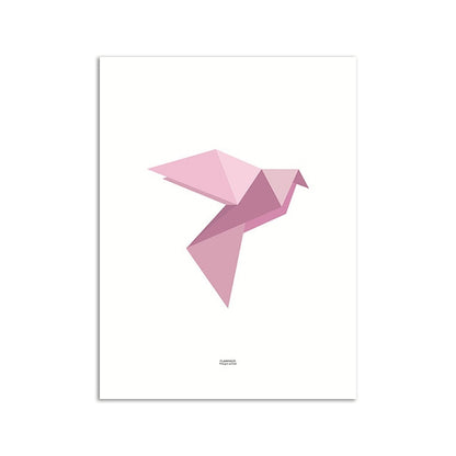 Poster Ananas dorato su sfondo rosa