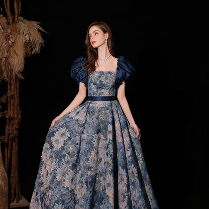 Vestito da sera blu