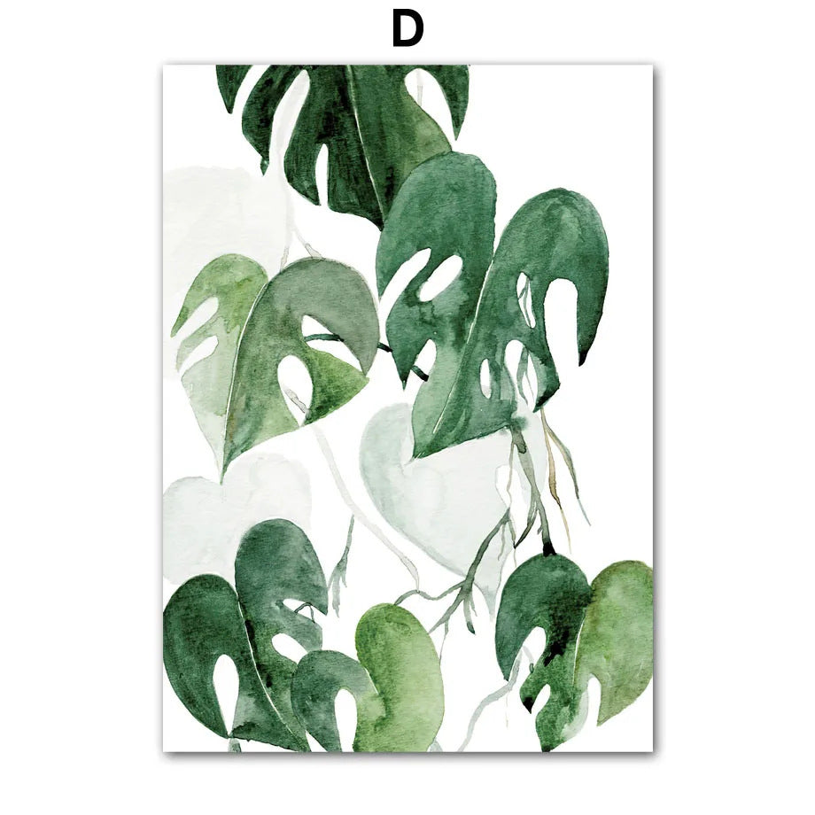 Poster Foglia di monstera