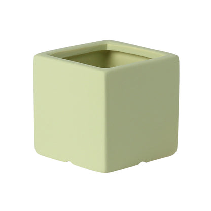 Vaso in cemento quadrato