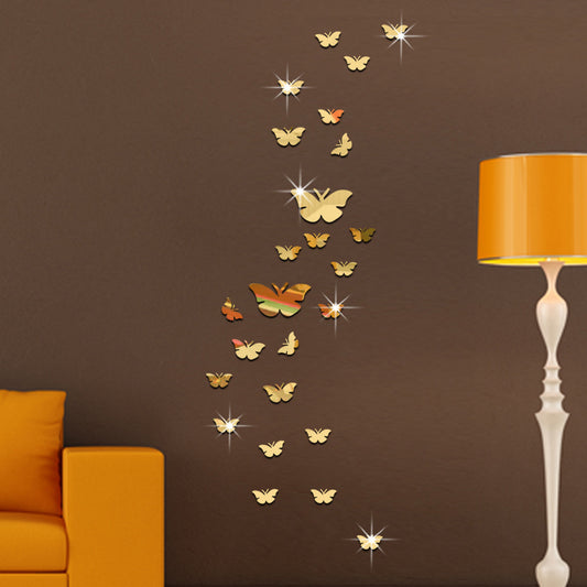 Adesivo murale Farfalle colorate con luci LED