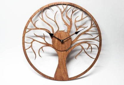 Orologio da parete Albero spoglio legno