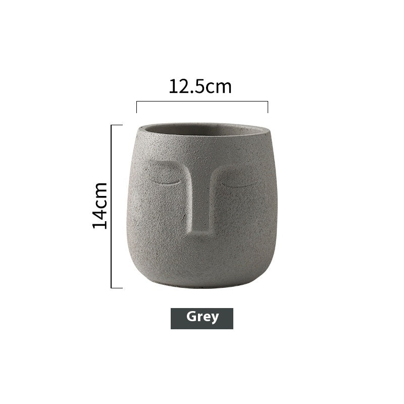 Vaso fiori cemento