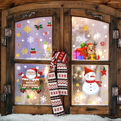 Adesivi vetri tema natale