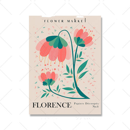 Poster Floreale Vintage