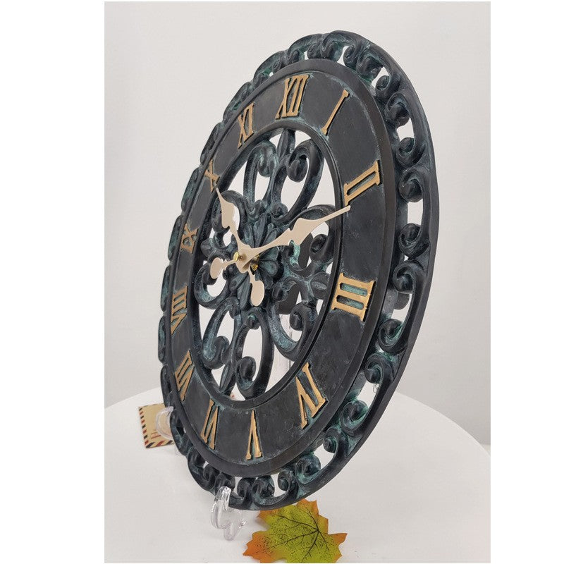 Orologio da parete Decorazioni floreali ornate