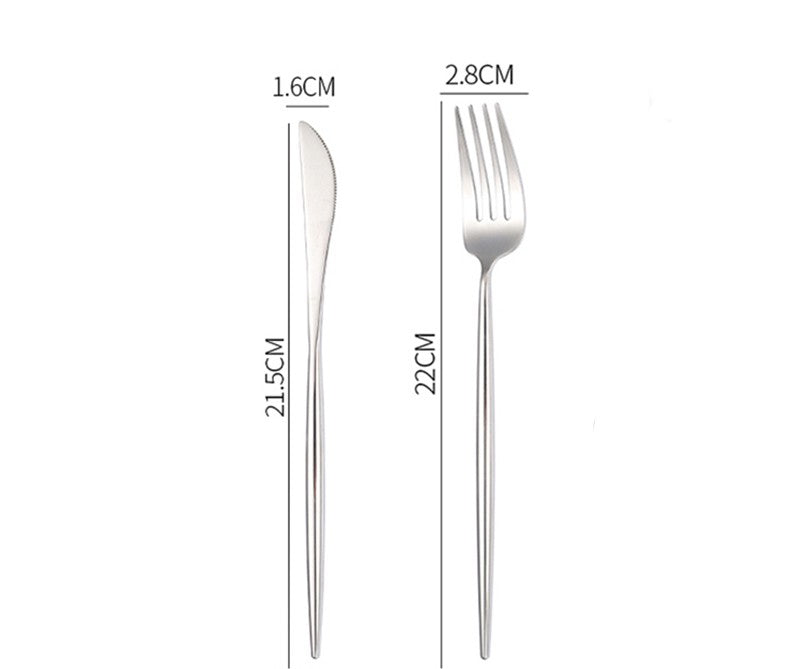 Set posate acciaio inox