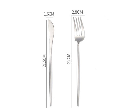 Set posate acciaio inox