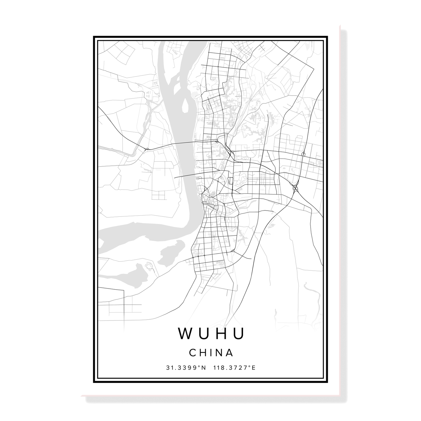 Quadro mappa città