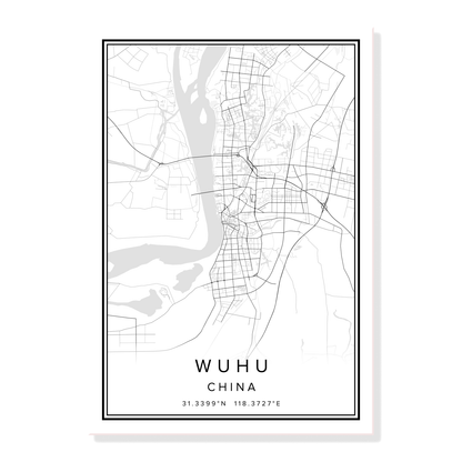 Quadro mappa città