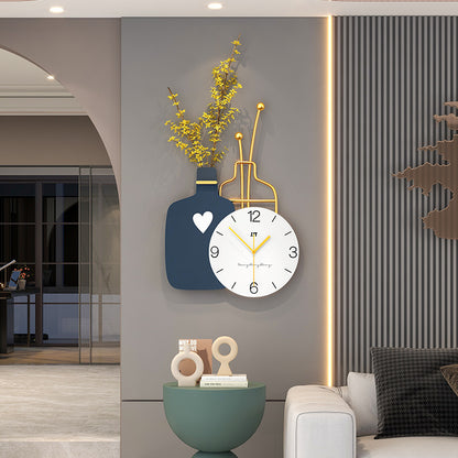 Orologio da parete Vaso fiori composizione orologio