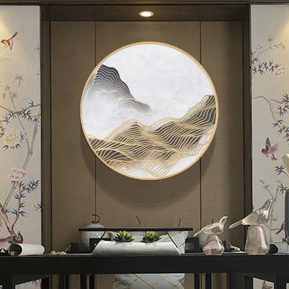 Quadro Circolare Oro