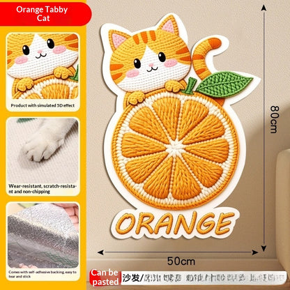 Adesivo murale gatto 3D