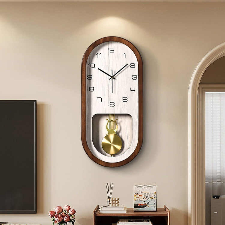 Orologio da parete Retrò pendolo ovale