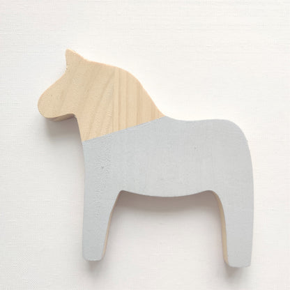 Ornamento cavallo legno