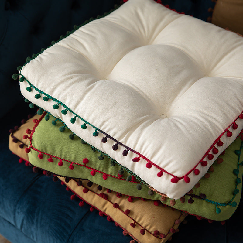 Cuscino con Pompon Nordico