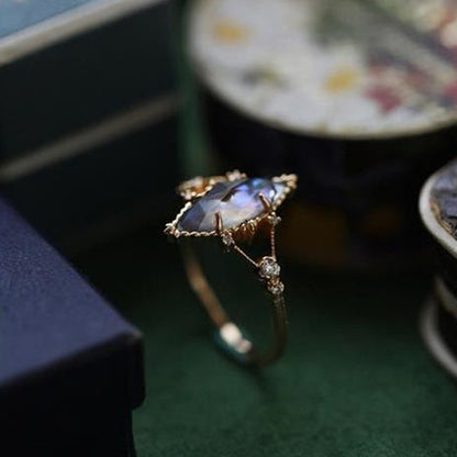 Anello cristallo argento