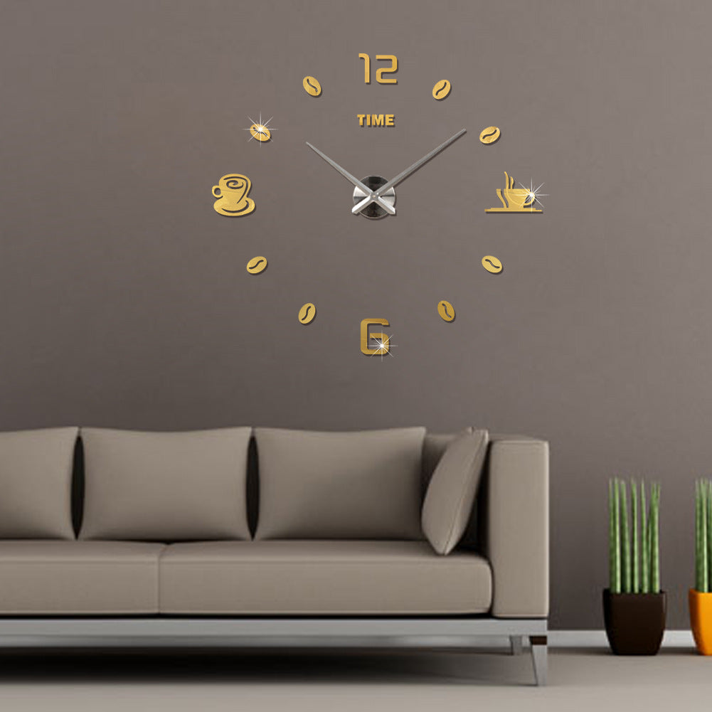 Specchio orologio murale
