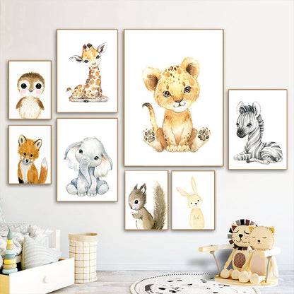 Quadro elefante cartoon