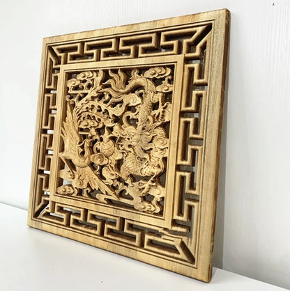 Paravent legno stile cinese