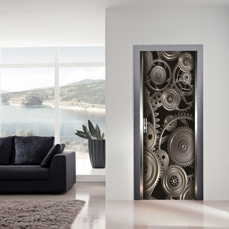 Adesivo murale 3D effetto fumo