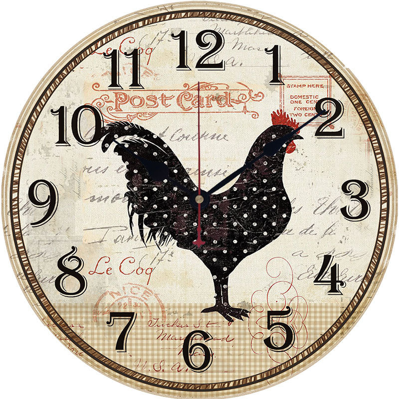 Orologio da parete Gallo fattoria vintage