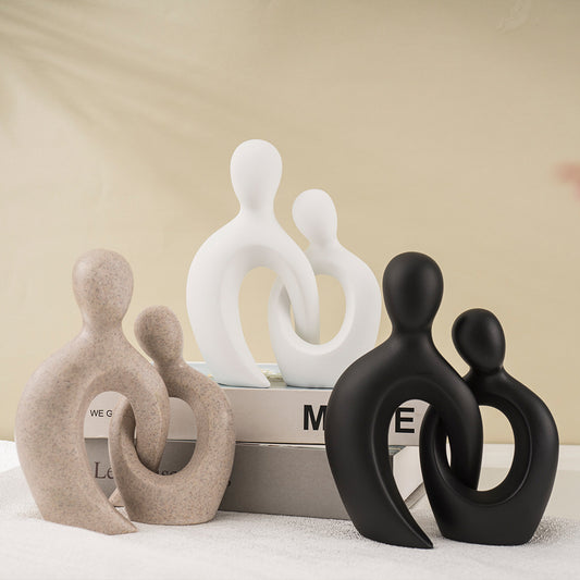 Figurine coppia resina