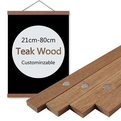 Appendiquadri magnetico legno naturale