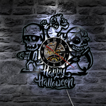 Orologio da parete Teschi halloween