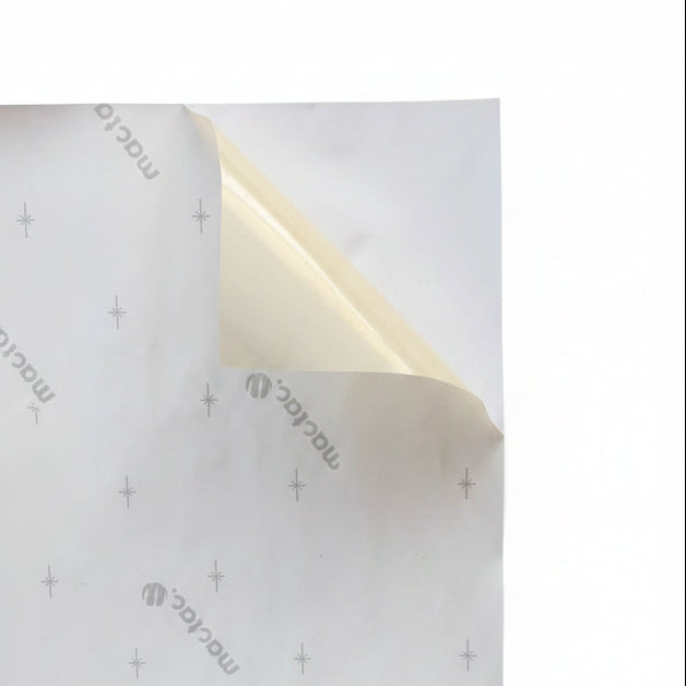 Retro adesivo con carta protettiva